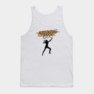 Bouldering rocks women Tank Top